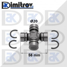 Каре кардан Ø 20 х 56 / 34,5 мм Honda