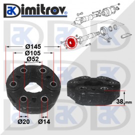 Гумено каре BMW 3 (E46) 5 (E34) (E39) 7 (E32) (E38) 8 (E31) Z8 (E52)