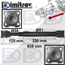 Преден кардан Chrysler 300C AWD Преден кардан Chrysler 300C AWD