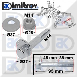 Болт заден мост Chevrolet Captiva Болт заден мост Chevrolet Captiva