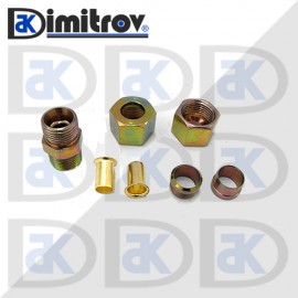 Бавна връзка за шлаух Ø12 mm