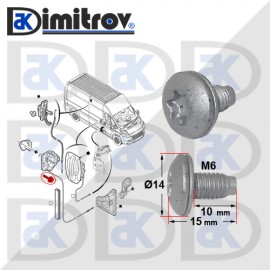 Винт ключалка странична врата Citroen Jumper Fiat Ducato Peugeot Boxer