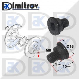 Болт спирачен диск BMW 1 2 3 4 5 6 7 8 i3 i8 X1 X2 X3 X4 X5 X6 Z3 Z4 Z8 