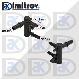 Конектор горивопровод тройник Ø8 х Ø7,95 х Ø9,49 mm Ford Mondeo Конектор горивопровод тройник Ø8 х Ø7,95 х Ø9,49 mm Ford Mondeo