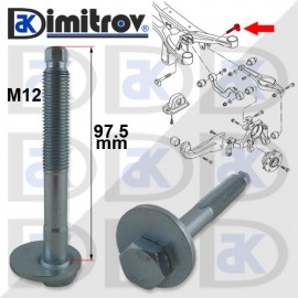 Болт заден мост Audi 80 A1 A3 A4 TT Seat Altea Leon Toledo Skoda Octavia Superb Volkswagen Golf Jetta Beetle Passat Touran