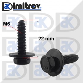 Болт М6 x 22 mm