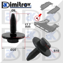Болт кора двигател Citroen Berlingo C4 C5 DS4 DS5 Peugeot 308 406 Partner