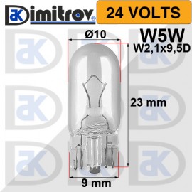 Крушка товарен автомобил и бус W5W 24V
