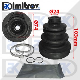 Маншон каре Ø 24 x Ø 74 x 103 mm Chevrolet Aveo Epica Evanda Kalos Lacetti Nubira Tacuma