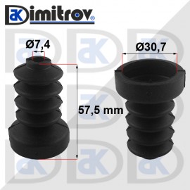 Маншон гумен Ø7,4 x Ø30,7 x 57,5 mm