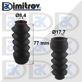 Маншон гумен Ø8,4 х Ø17,7 х 77 mm 