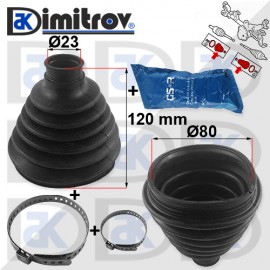 Маншон каре Ø 23 x Ø 80 x 120 mm Jeep Grand Cherokee