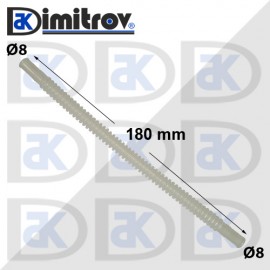 Гъвкав маркуч бензино устойчив Ø 8 x Ø 8 х 180 mm
