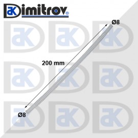Гъвкав маркуч бензино устойчив Ø 8 x Ø 8 х 200 mm