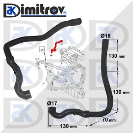 Маркуч картерни газове Volvo C70 S60 V70 XC70 XC90