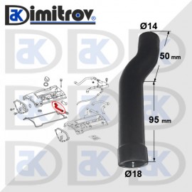 Маркуч картерни газове Mercedes C-Class (W202) (S202) CLK (A208) Coupe (C124) E-Class (W124) (A124) (C124) (S124) Kombi Saloon