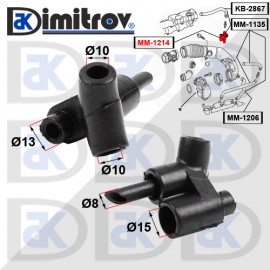 Маркуч картерни газове Mercedes C-Class CLK CLS E-Class G-Class ML-Class R-Class S-Class SL SLK Viano Vito Mixto