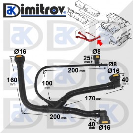 Маслено съединение Citroen Berlingo C2 C3 C4 C-Elysee Xsara Peugeot 1007 206 207 208 301 307 308 Partner