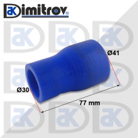Силиконово съединение Ø30 x Ø41 x 77 mm