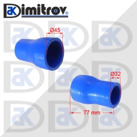 Силиконово съединение Ø32 x Ø45 x 77 mm