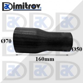 Гумено съединение Ø50 x Ø70 x 160 mm