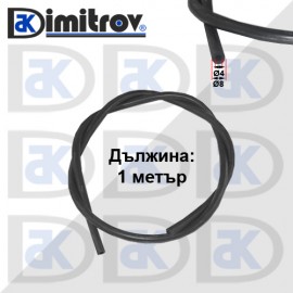 Маркуч силиконов Ø 4 mm 1 метър