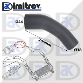 Маркуч турбо Ford Focus Transit Connect