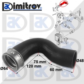 Маркуч турбо Audi A3 Seat Leon Skoda Octavia Volkswagen Bora Golf IV