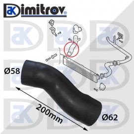 Маркуч турбо Fiat Ducato Peugeot Boxer Citroen Jumper