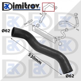 Маркуч турбо Citroen Jumper Fiat Ducato Peugeot Boxer