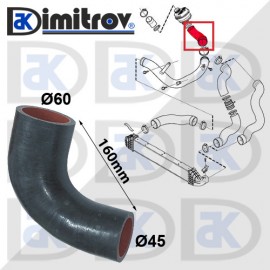 Маркуч турбо Volvo C30 V40 S40 V50 S60 V60 XC60 C70 V70 XC70
