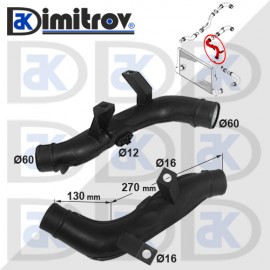 Маркуч турбо Audi A3 TT Seat Alhambra Altea Leon Toledo Skoda Octavia II Superb II Yeti VW Beetle CC Eos Golf V VI Jetta III IV Passat Scirocco Sharan Tiguan Ford Galaxy