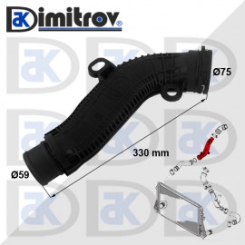 Маркуч турбо Audi A3 Q3 TT Seat Alhambra Leon Skoda Superb II VW Beetle CC Golf V Jetta IV Passat Sharan