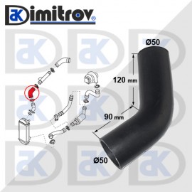 Маркуч турбо Seat Cordoba Ibiza Skoda Fabia Octavia Roomster VW Bora Golf IV Lupo New Beetle Polo
