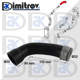 Маркуч турбо Seat Cordoba Ibiza III Skoda Fabia I II Roomster VW Fox Polo