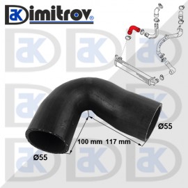 Маркуч турбо Audi A1 Seat Ibiza IV Toledo IV Skoda Fabia II Rapid Roomster VW Polo