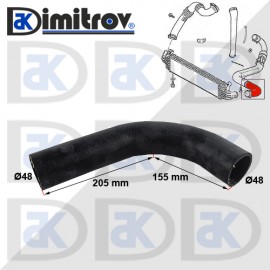 Маркуч турбо Volvo C30 C70 S40 V50