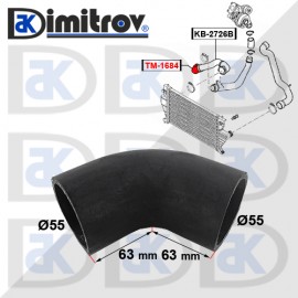 Маркуч турбо Citroen C8 Jumpy Fiat Scudo Ulysse Peugeot 806 Expert