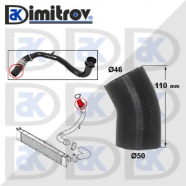 Маркуч турбо Citroen Jumper Fiat Ducato Peugeot Boxer