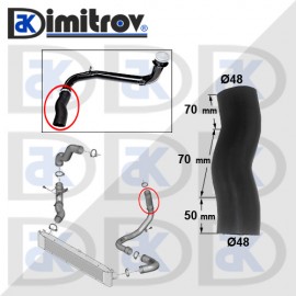 Маркуч турбо Citroen Jumper Fiat Ducato Peugeot Boxer