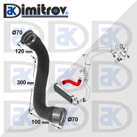 Маркуч турбо Mercedes A-Class (W176) B-Class (W246, W242) CLA (C117) GLA (X156)