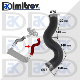Маркуч турбо BMW 1 (F20) (F21) 2 (F23) (F22, F87) 3 (F30, F80) (F31) 4 (F36) (F32, F82)