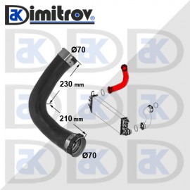 Маркуч турбо Mercedes V-Class (W447) Vito Mixto (W447) Vito (W447)