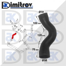 Маркуч турбо Seat Ibiza Skoda Fabia VW Polo 