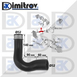 Маркуч турбо Audi Q7 Opel Vivaro Renault Trafic VW Touareg