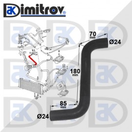 Водно съединение Audi 80 100 Seat Toledo Volkswagen Golf Jetta Passat