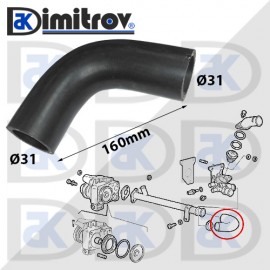 Водно съединение Citroen Jumper Fiat Ducato Peugeot Boxer