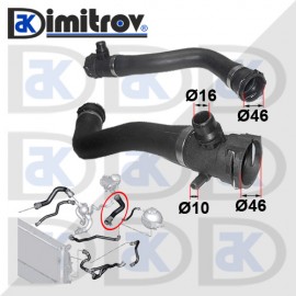 Водно съединение BMW 1 (F20) (F21) 2 (F23) (F22, F87) 3 (E30) (F30, F80) (F34) (F31) 4 (F33, F83) (F32, F82) (F36)