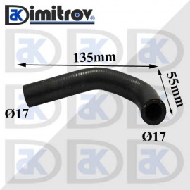 Маркуч коляно Ø 17 - 55 x 135 мм