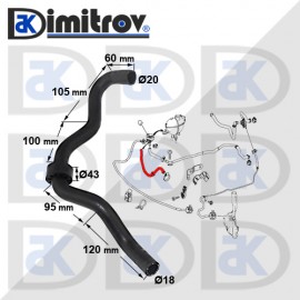 Водно съединение Mercedes C-Class (W204) GLK (X204)